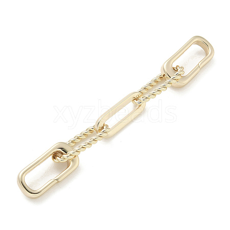 Brass Ends with Chains KK-M308-16G-1