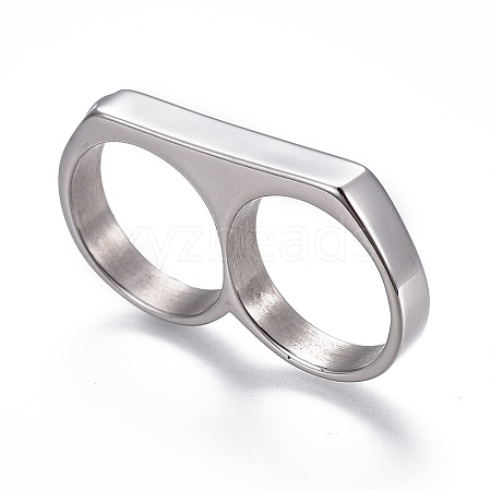 Tarnish Resistant 304 Stainless Steel Finger Rings RJEW-O032-13P-20mm-1