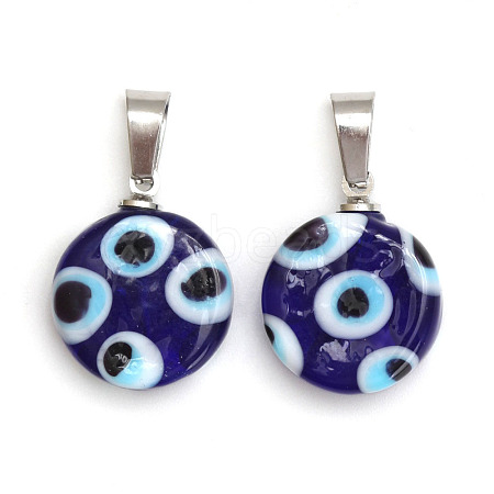 Handmade Lampwork Pendants PW-WG23609-11-1