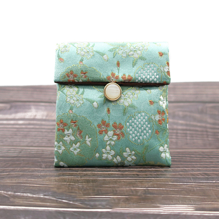 Chinese Style Satin Jewelry Packing Pouches PW-WG31827-02-1