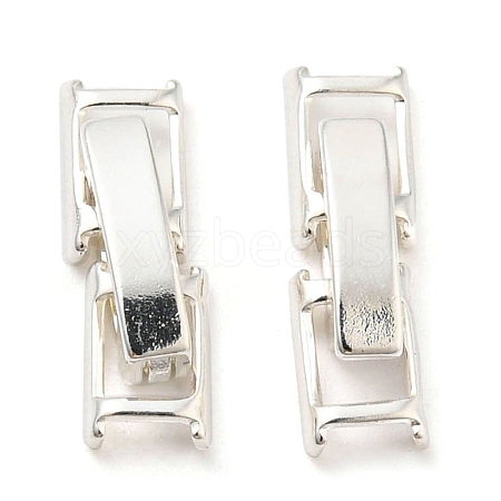 Eco-Friendly Brass Watch Band Clasps KK-M225-29S-1