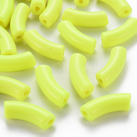 Opaque Acrylic Beads MACR-S372-001B-S023-1