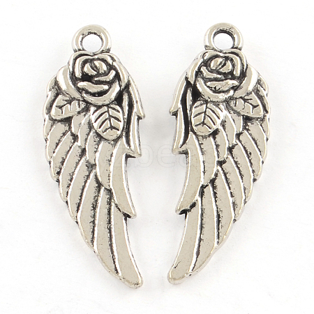 Tibetan Style Alloy Pendants TIBEP-R304-063AS-LF-1