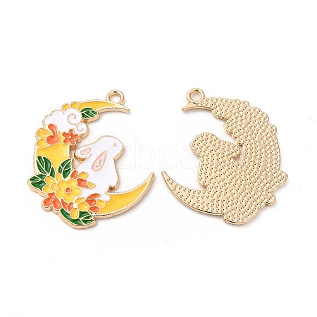 Alloy Enamel Pendants ENAM-C005-26G-02-1