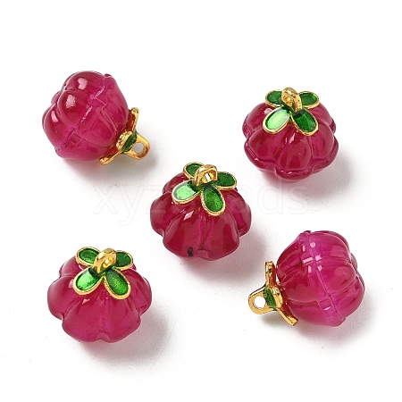 Glass Charms GLAA-P072-04G-07-1