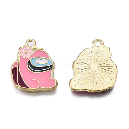 Alloy Enamel Pendants ENAM-N059-88-1