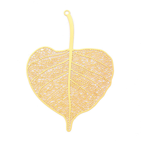 Brass Filigree Big Pendants KKC-T003-24G-1
