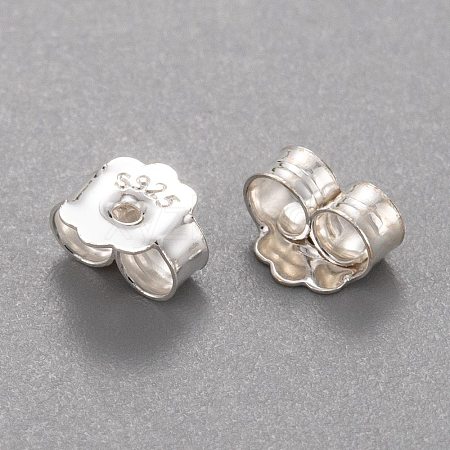 925 Sterling Silver Friction Ear Nuts STER-L063-09S-1