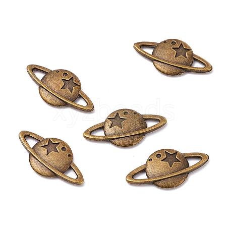 Zinc Alloy Cabochon Enamel Settings PALLOY-WH0036-26AB-1-1