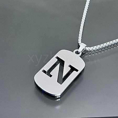 Titanium Steel Box Chain Necklaces YT2090-14-1