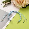 Adjustable Braided Polyester Cord Bracelet Making AJEW-JB00760-04-4