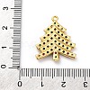 Christmas Series Brass Micro Pave Cubic Zirconia Pendants KK-Q010-01G-07-3