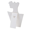 Cardboard Covered with Velvet Necklace & Earring Display Stands ODIS-Q041-04A-01-4