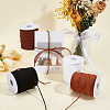 4 Rolls 4 Colors Flat Faux Suede Cord LW-CL0001-04B-4