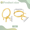 1Pc Adjustable 925 Sterling Silver Ring Findings STER-BC0002-38G-2
