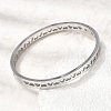 Hollow 304 Stainless Steel Hinged Bangles for Women BJEW-H644-06P-2