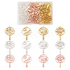 Beadthoven 24Pcs 12 Styles Zinc Alloy Links FIND-BT0001-02-1