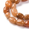 Natural Red Aventurine Beads Strands G-G146-A02-01-4