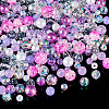 Transparent & Opaque Acrylic Bead OACR-TAC0002-08F-3