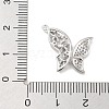 Brass Pave Clear Cubic Zirconia Pendants LS-KK-Z061-08P-02-3