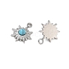 Synthetic Turquoise Pendants GG-CBAA892-02P-2
