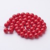 Synthetic Mashan Jade Round Beads Strands G-D263-8mm-XS31-01-4