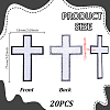 20Pcs Polyester Clothing Patches PATC-GA0002-02B-2