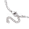 Non-Tarnish 304 Stainless Steel Bar Link Chain Necklaces NJEW-JN04927-02-5