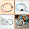 160Pcs 8 Styles Tibetan Style Alloy Beads FIND-PA0001-65B-6
