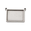304 Stainless Steel Connector Cabochon Settings STAS-Z201-04P-02-1
