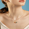 14Pcs Alloy Enamel Pendants ENAM-LP0002-57-3