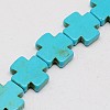 Synthetic Turquoise Beads Strands TURQ-G118-20x20mm-11-1