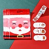 Christmas Theme Rectangle Plastic Zip Lock Candy Storage Bags OPP-FS0001-11-7