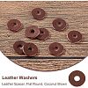 Leather Washers AJEW-WH0317-35-4