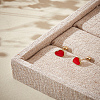 2 Pairs Stainless Steel Stud Earrings EJEW-LP0001-67-3