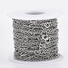 Tarnish Resistant 304 Stainless Steel Cable Chains STAS-R100-12-2