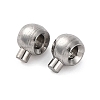 Ion Plating(IP) 304 Stainless Steel Crimp Beads X-STAS-P373-02P-1