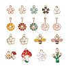 Craftdady 68pcs Alloy Enamel Pendants FIND-CD0001-22-8