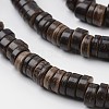 Dyed Natural Coconut Disc Bead Strands COCB-O003-07E-1