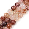 Natural Hematoid Quartz/Ferruginous Quartz Beads Strands G-U026-A09-10mm-2