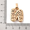 Brass Micro Pave Cubic Zirconia Pendants KK-C076-29N-G02-3