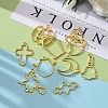 Halloween Zinc Alloy Open Back Bezel Pendants PALLOY-CJ0001-121-5