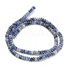 Natural Blue Spot Jasper Beads Strands G-L635-A12-4x2mm-4