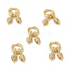 Rack Plating Brass Micro Pave Cubic Zirconia Links KK-M230-41G-1