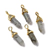 Natural Labradorite Pointed Pendants G-K329-61G-1