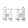 Tarnish Resistant 304 Stainless Steel Charms STAS-H112-H-P-2