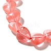 Cherry Quartz Glass Beads Strands G-R190-10mm-53A-4