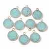 Natural White Jade Pendants X-G-S359-007C-1