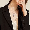25Pcs 5 Colors Alloy Enamel Pendants ENAM-SZ0004-02-5