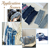 4M 4 Colors Polyester Denim Ribbon OCOR-CY0003-15-5